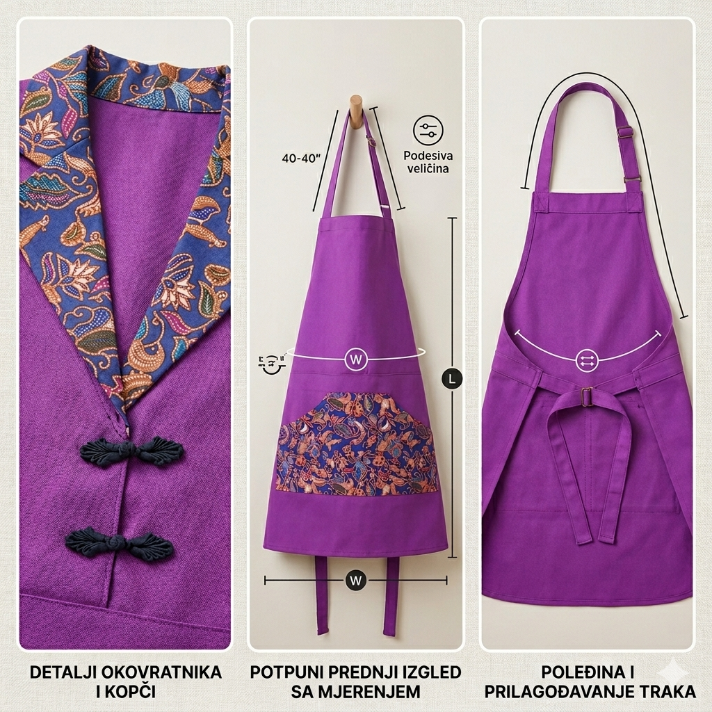 Elegantna cvjetna kecelja za kuhanje bez nereda - BESPLATNA POŠTARINA