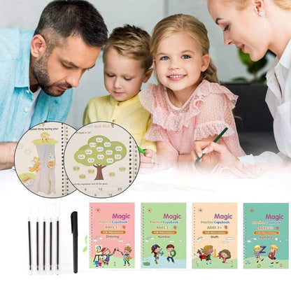 Set od 4 knjige za učenje pisanja za djecu - BESPLATNA POŠTARINA