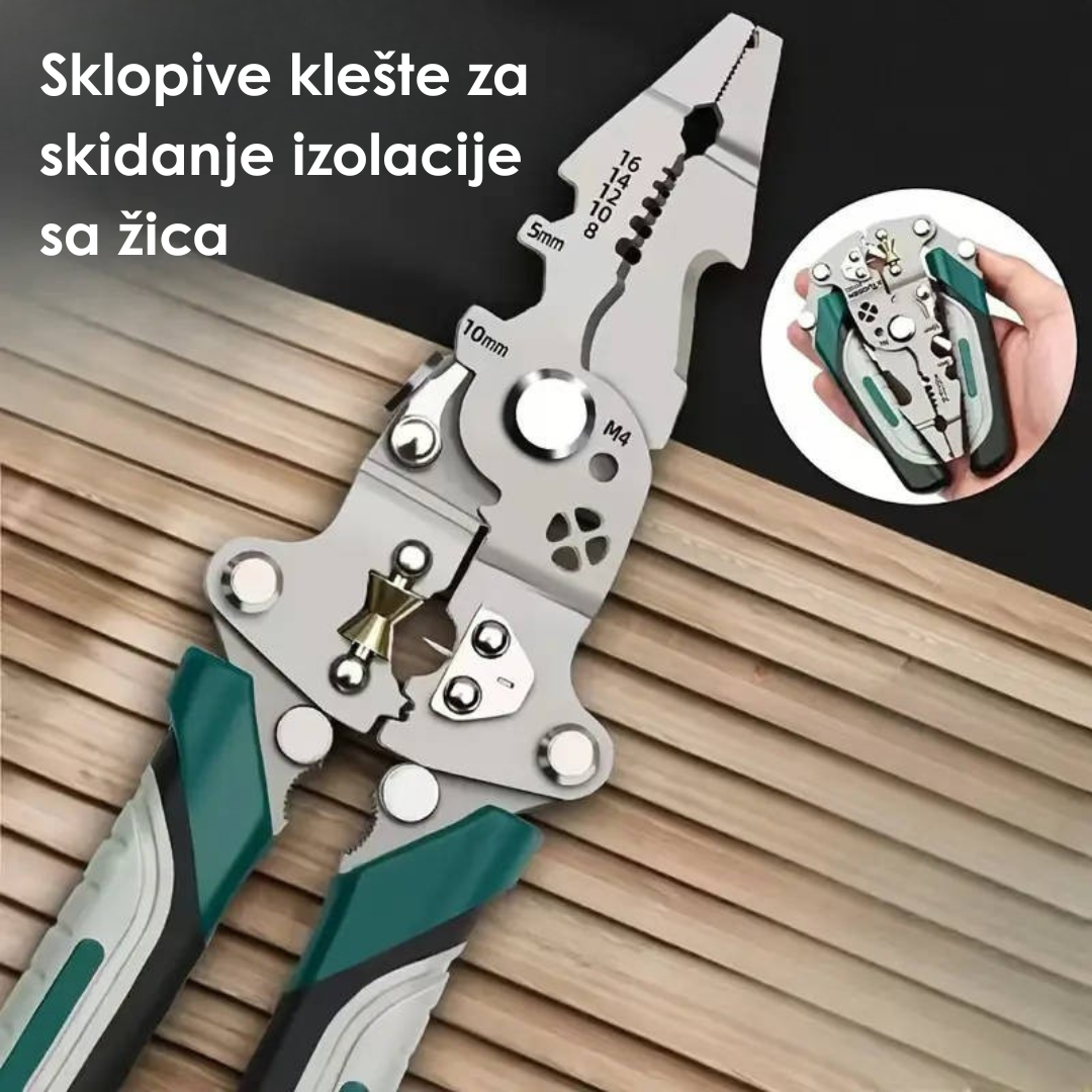 Višenamjenska kliješta za brzo i precizno rezanje i skidanje žica - BESPLATNA POŠTARINA