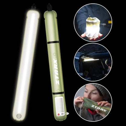LED lampa za kampovanje sa dva načina punjenja - solar + USB - BESPLATNA POŠTARINA