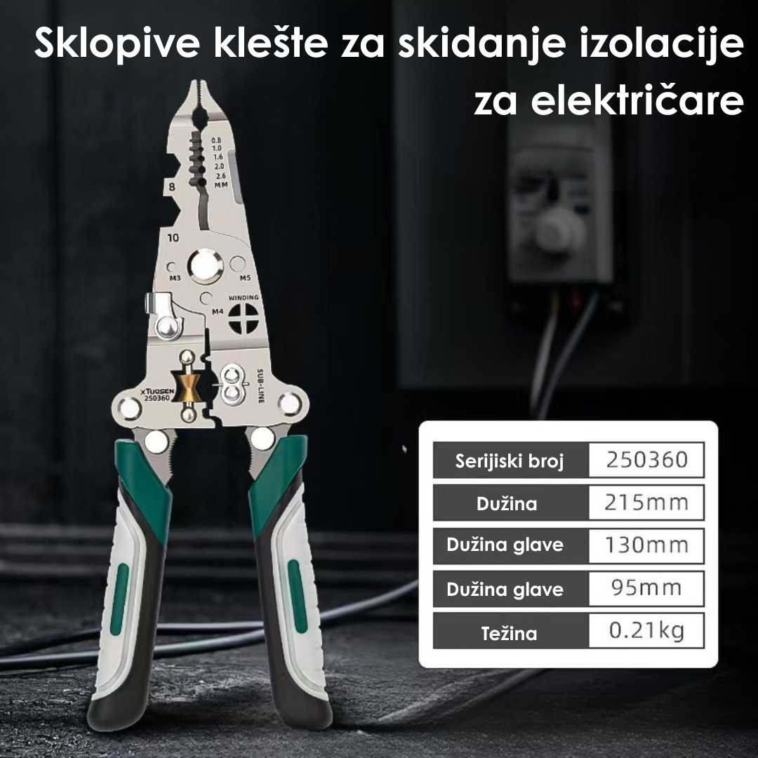 Višenamjenska kliješta za brzo i precizno rezanje i skidanje žica - BESPLATNA POŠTARINA