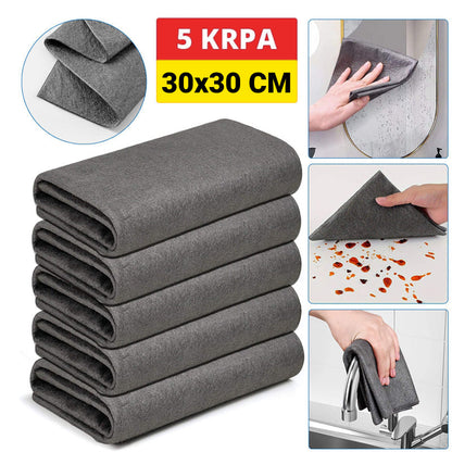 Mikrofiber krpe za savršeno čišćenje – 5 komada - BESPLATNA POŠTARINA
