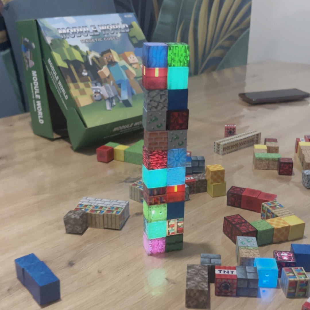Set svijetlećih Minecraft  magnetnih kocki (10/20 kom) - BESPLATNA POŠTARINA