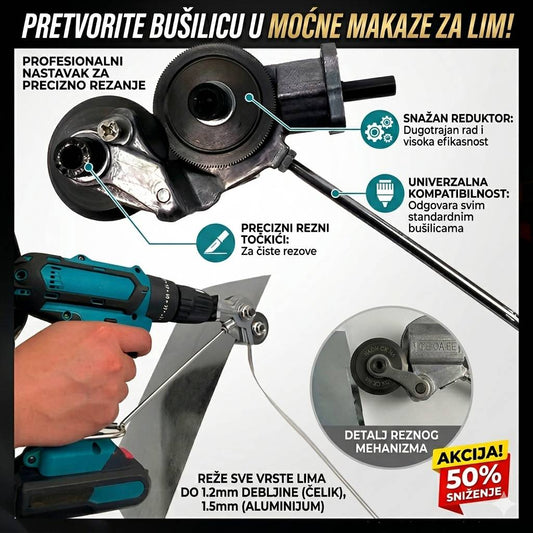 Rezač metala za bušilicu – Lako i bez napora - BESPLATNA POŠTARINA