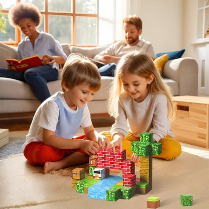 Set svijetlećih Minecraft  magnetnih kocki (10/20 kom) - BESPLATNA POŠTARINA