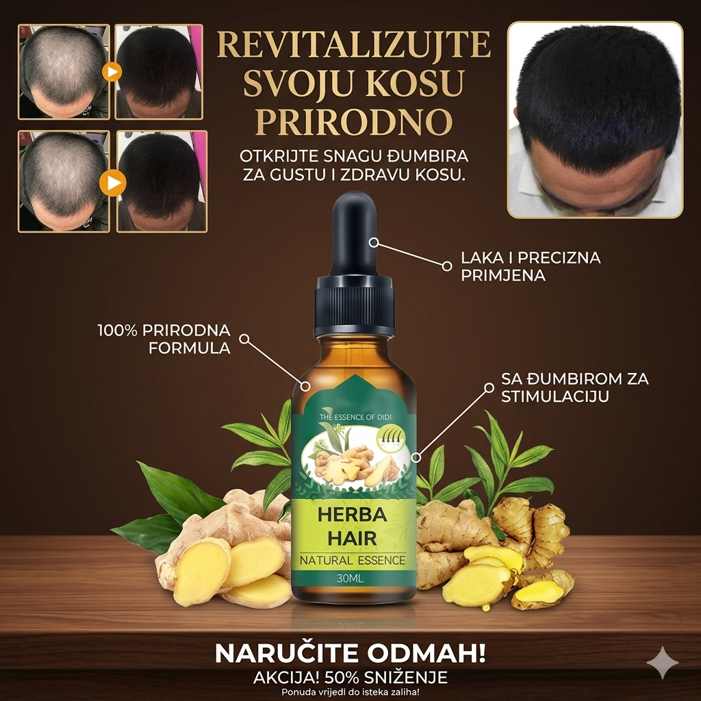 Serum za rast kose – jača korijen i povećava gustinu - BESPLATNA POŠTARINA
