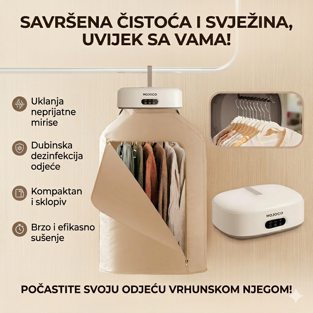 Prenosiva sušilica za veš – savršena za stan i putovanja - BESPLATNA POŠTARINA
